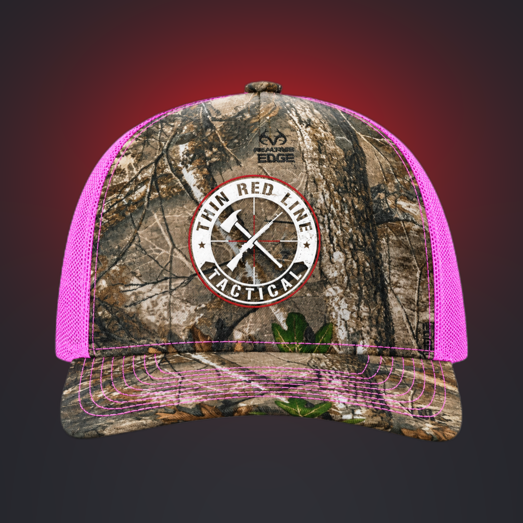 TRLT Richardson 112PFP Realtree Edge/Neon Pink Trucker Hat