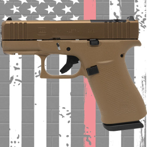 GLOCK 43X MOS COYOTE 9MM 3.41" 10-RD SEMI-AUTO PISTOL