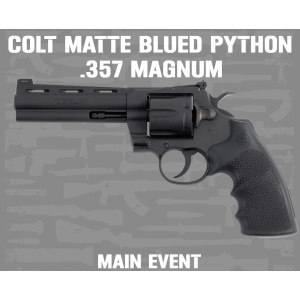 COLT MATTE BLUED PYTHON .357 MAGNUM