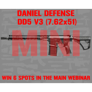 DANIEL DEFENSE DD5 V3 MINI #3 FOR 6 SPOTS IN THE MAIN WEBINAR