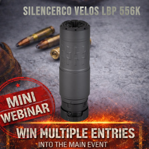 SILENCERCO Velos LBP 556K MINI #1 FOR 12 SPOTS IN THE MAIN WEBINAR