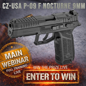CZ-USA P-09 F Nocturne 9mm 4.53'' 19-Rd Semi-Auto Pistol