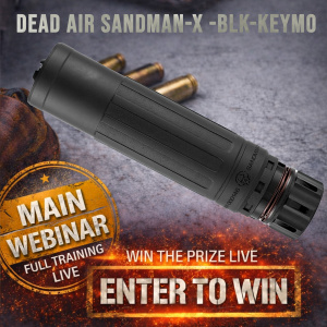 DEAD AIR SANDMAN-X -BLK-KeyMo