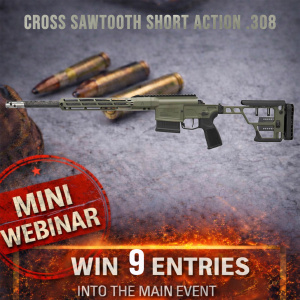 CROSS SAWTOOTH SHORT ACTION .308 MINI #6 FOR THE LAST 9 ENTRIES IN THE MAIN WEBINAR