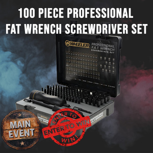 100 Piece Professional FAT Wrench Screwdriver Set