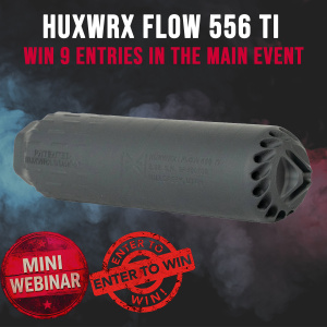 HUXWRX FLOW 556 TI MINI #2 FOR 9 ENTRIES IN THE MAIN WEBINAR