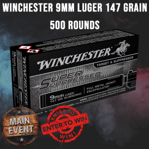 WINCHESTER 9MM LUGER 147 GRAIN 500 ROUNDS II
