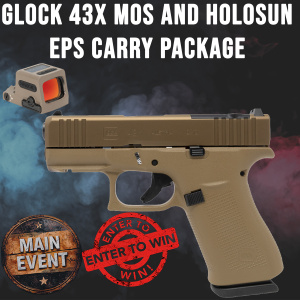 GLOCK 43X MOS AND HOLOSUN  EPS CARRY PACKAGE
