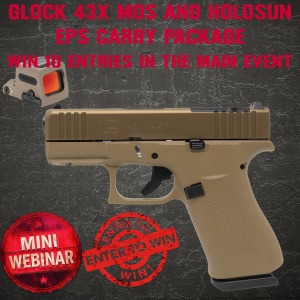 43X & HOLOSUN CARRY PACKAGE MINI #1 FOR 10 ENTRIES INTO THE MAIN WEBINAR