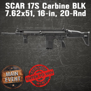 SCAR 17S Carbine BLK, 7.62x51, 16-in, 20-Rnd