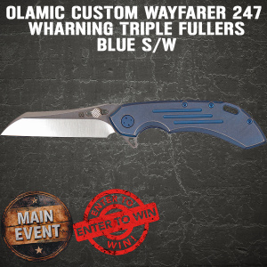OLAMIC CUSTOM WAYFARER 247 WHARNING TRIPLE FULLERS BLUE S/W