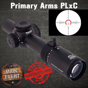 Primary Arms PLxC Raptor 5.56mm NATO 1-8x24mm Compact Rifle Scope - ACSS Raptor M8