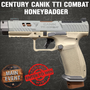 CENTURY CANIK TTI COMBAT HONEYBADGER 9MM PISTOL 4.6" 2-18RD