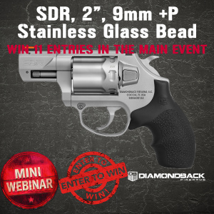 DIAMONDBACK FIREARMS SDR MINI #3 FOR 11 ENTRIES INTO THE MAIN EVENT