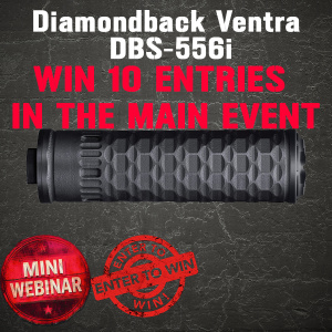 Diamondback Ventra DBS-556i MINI #1 FOR 10 ENTRIES IN THE MAIN EVENT