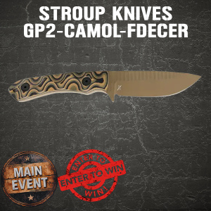 STROUP KNIVES GP2-CAMOL-FDECER