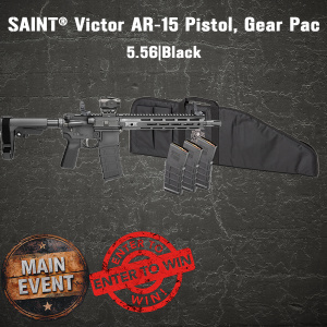 SAINT® Victor AR-15 Pistol, Gear Pac 5.56 Black