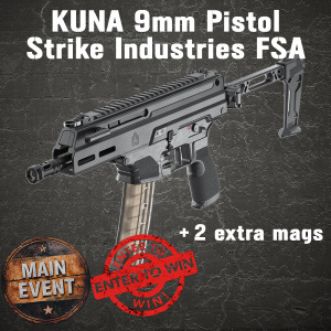 KUNA 9mm Pistol, Strike Industries FSA