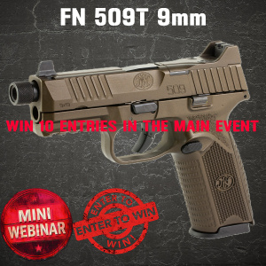 FN 509T 9mm Midnight Bronze MINI #1 FOR 10 ENTRIES IN THE MAIN EVENT