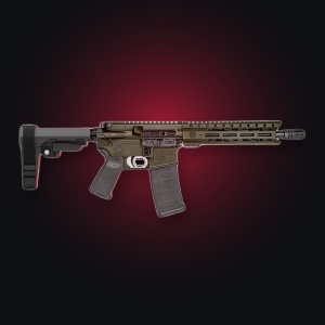 DB15 10″ Carbon, w/ 9″ PC M-LOK Rail, 5.56 NATO, OD Green