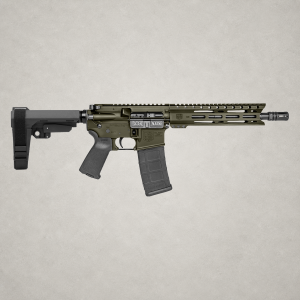 DB15 10″ Carbon, w/ 9″ PC M-LOK Rail, 5.56 NATO, OD Green