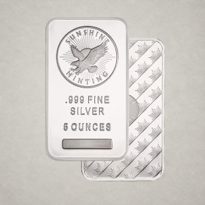 5 oz Sunshine Mint silver bar giveaway