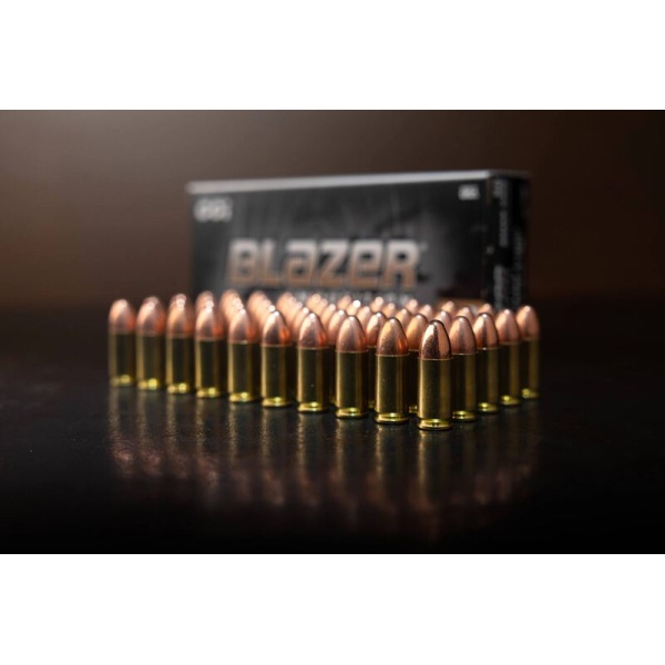 1000 Rounds Blazer Brass, 9mm Luger, 115 Grain, Full Metal Jacket