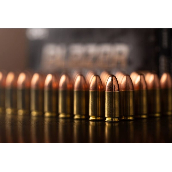 1000 Rounds Blazer Brass, 9mm Luger, 115 Grain, Full Metal Jacket